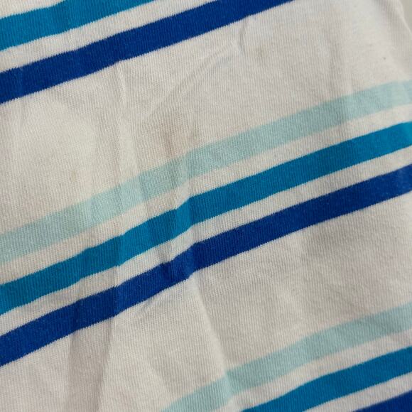 Crazy 8 White & Blue Striped Tank Top Size 2T - Picture 4 of 4